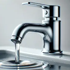 Chrome faucet